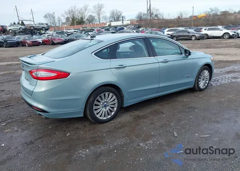 2013 Ford Fusion Energi Titanium из США, поврежденный, VIN 3FA6P0SUXDR232560